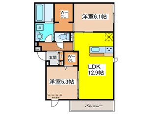 ソレイユ太子の物件間取画像